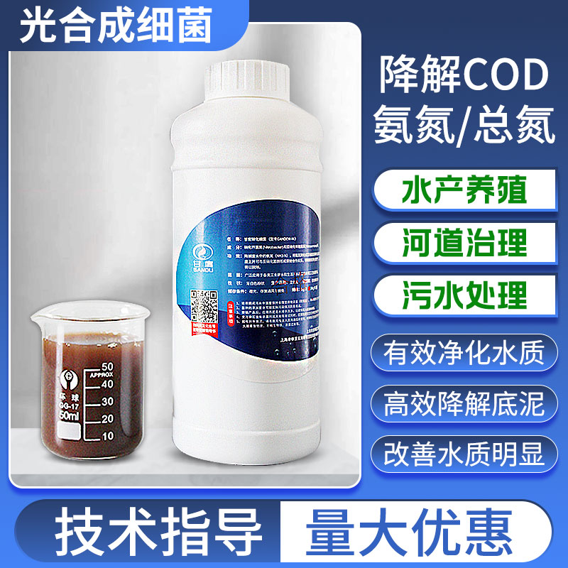 甘度 · 光合成細菌 | 消解底泥去硫化氫
